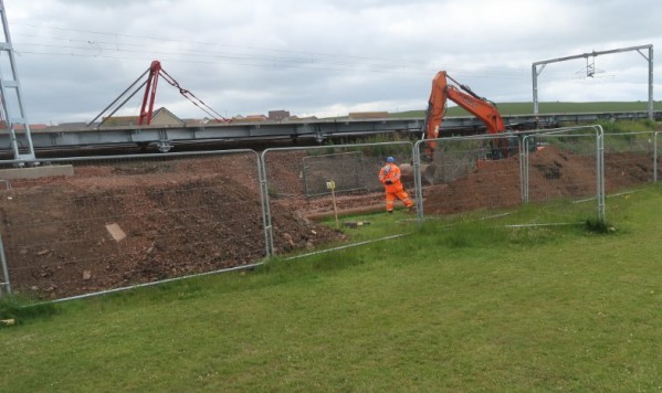 East Linton Station Construction - 2022-06-13